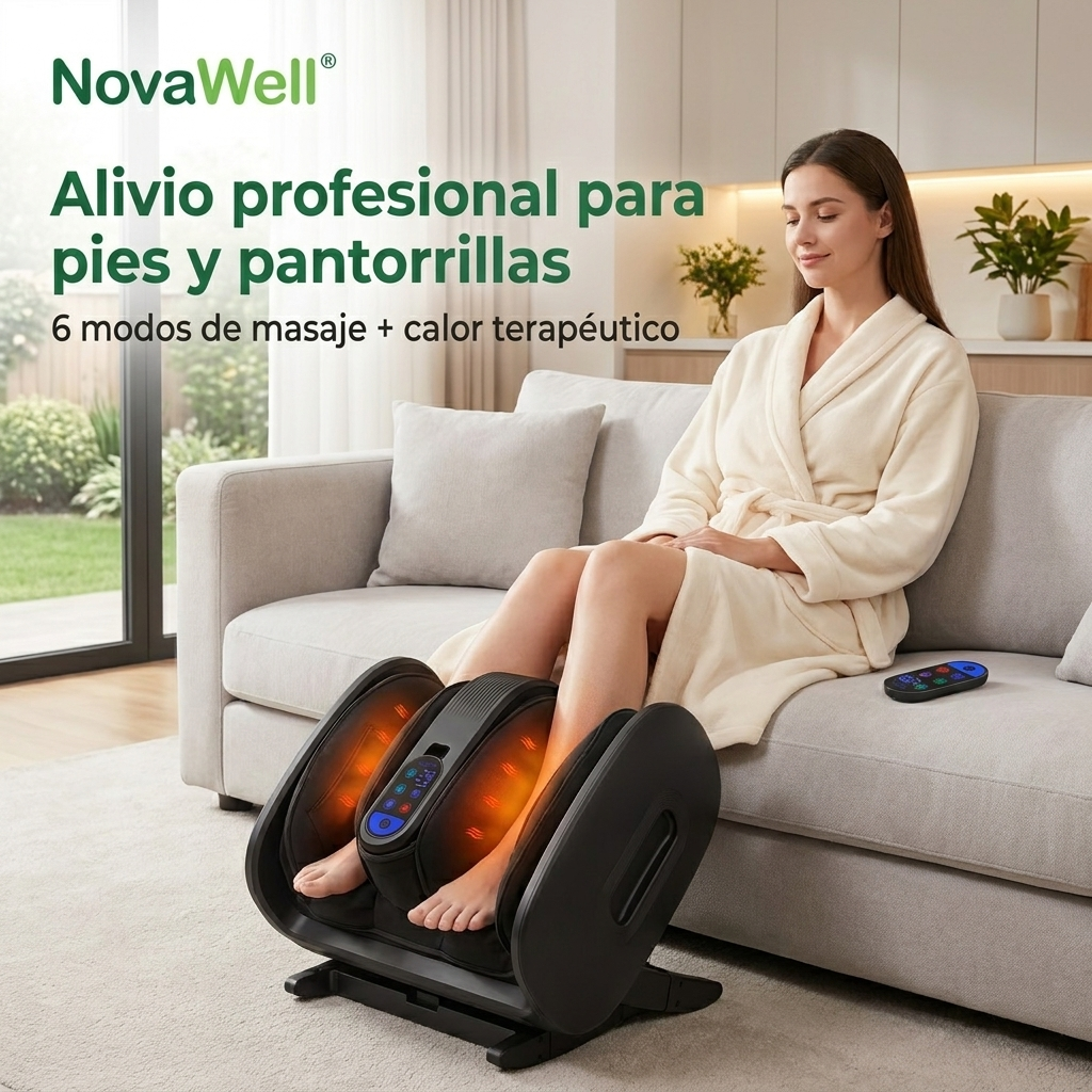 Masajeador de Pies y Pantorrillas NovaWell - Alivio profesional